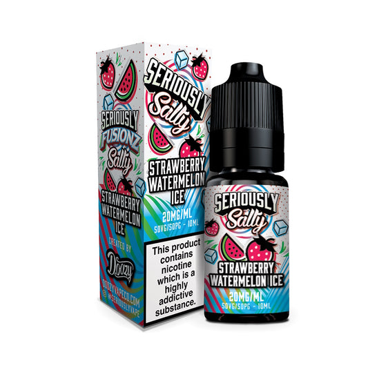 Seriously Salty Strawberry Watermelon Ice flavoured 20mg Nicotine E-Liquids from Flavianvape store