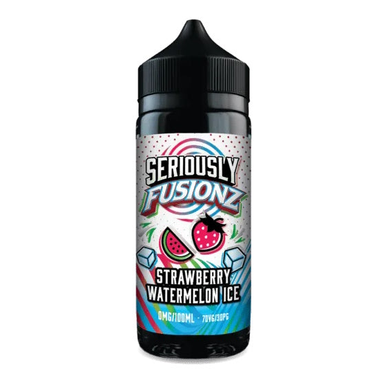 Seriously Fusions Strawberry Watermlon Ice flavoured 0mg Nicotine Shortfill E-Liquids from Flavianvape store