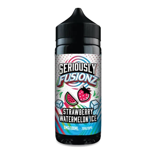 Seriously Fusions Strawberry Watermlon Ice flavoured 0mg Nicotine Shortfill E-Liquids from Flavianvape store