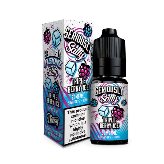 Seriously Salty Triple Berry Ice flavoured 20mg Nicotine E-Liquids from Flavianvape store