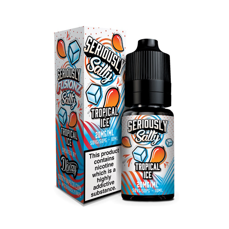 Seriously Salty Tropical ice flavoured 20mg Nicotine E-Liquids from Flavianvape store